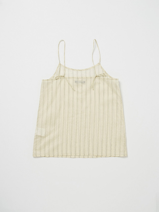 Via Bees stripe sleeveless (Ivory stripe)