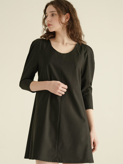 modern curve dress gray