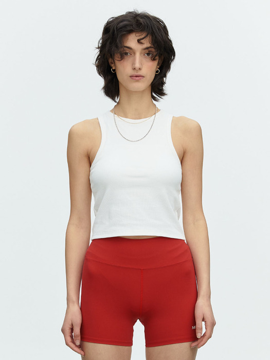 MNS SPANDEX TANK TOP IVORY _이너브라