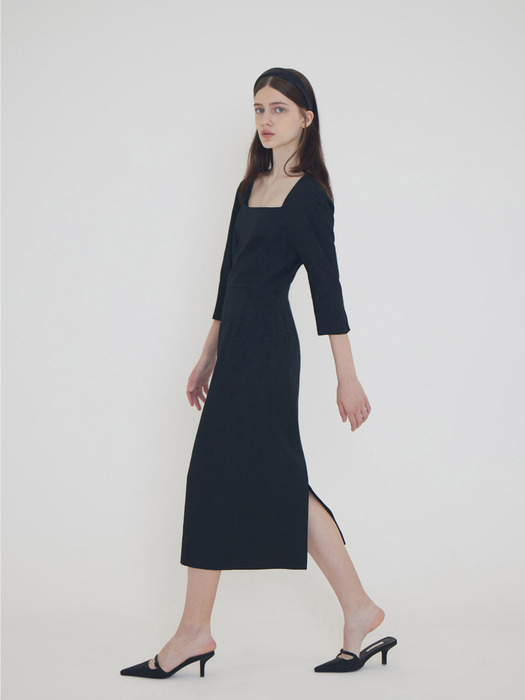 Lautre Essential square Black dress