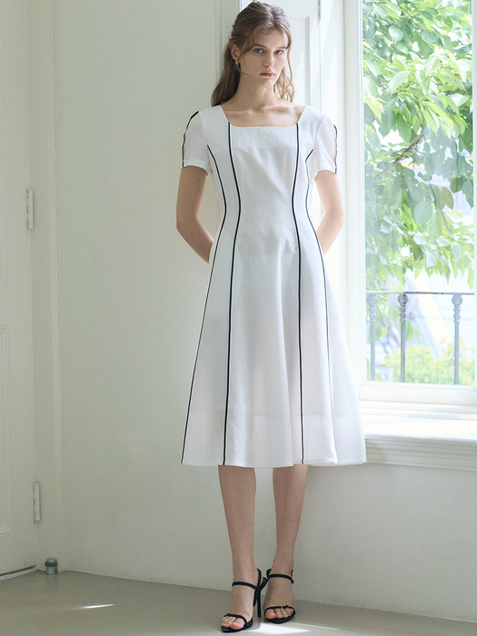 SUMMER LINING DRESS / WHITE