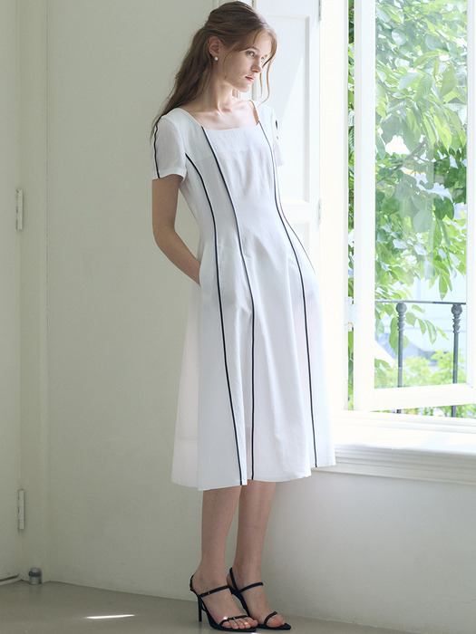 SUMMER LINING DRESS / WHITE