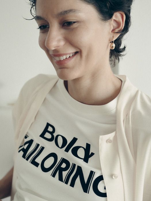 Bold Tailoring PRINTED T-SHIRT_IVORY