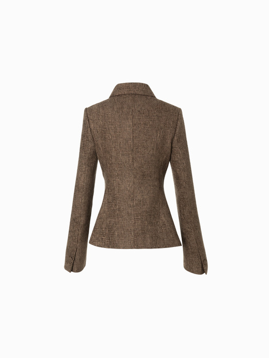 Lisa Tweed Jacket (Brown)