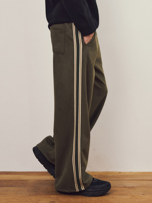 Line Suade Track Pants 3COLOR