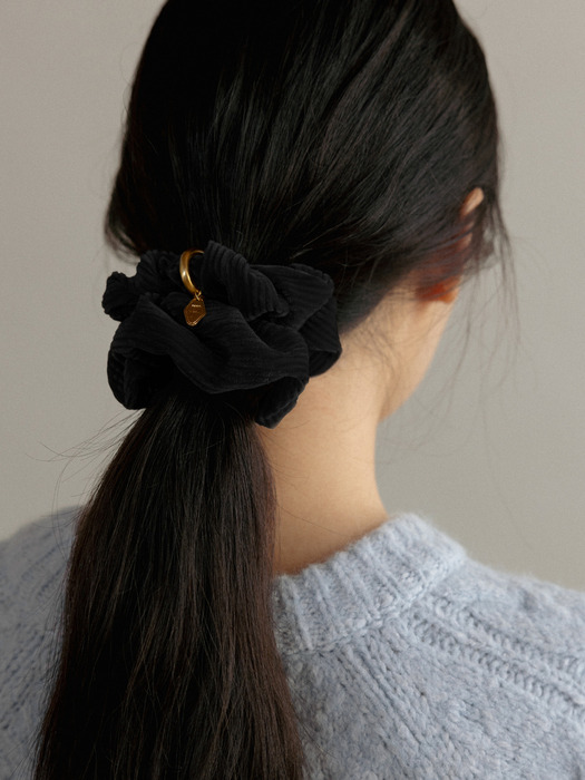 LILLA VELVET SCRUNCHIE (M) (3colors)