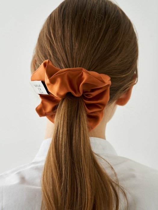 High density 100% silk scrunchie (3colors)