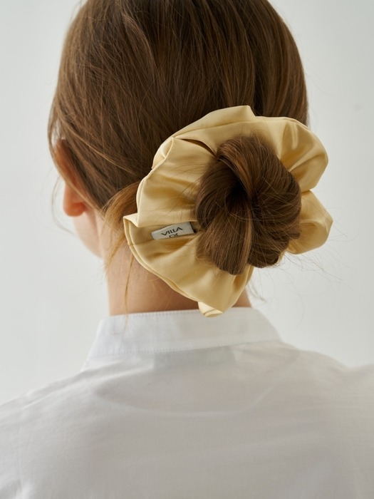 High density 100% silk scrunchie (3colors)