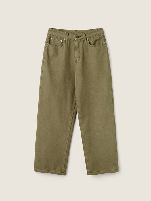 Naomi Cotton Pants (Khaki Brown)