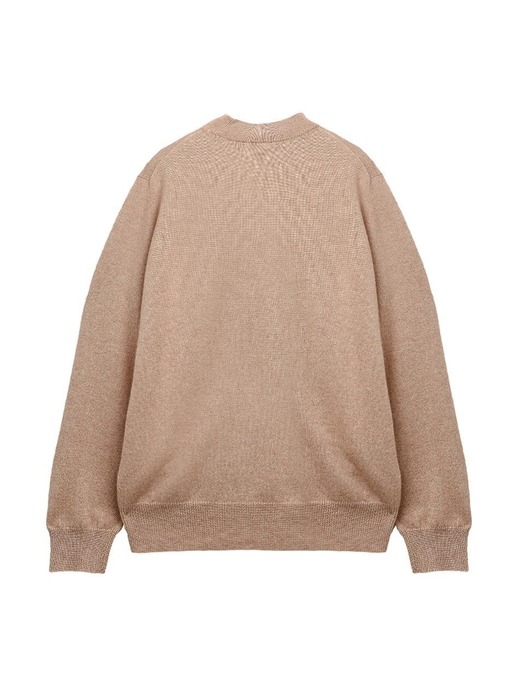 (M) 모크넥 스웨터 Camel