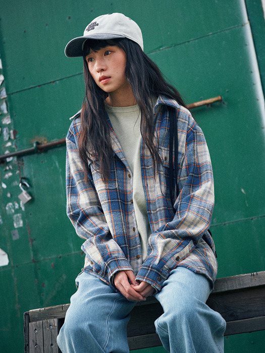 Skoll Check Shirt Blue