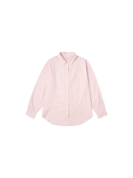 SITP5187 오버 핏 멀티 ST 셔츠_Light pink