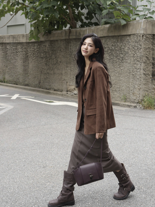 [유니PICK][단독]TES shoulder bag (Burgundy) 테스숄더백