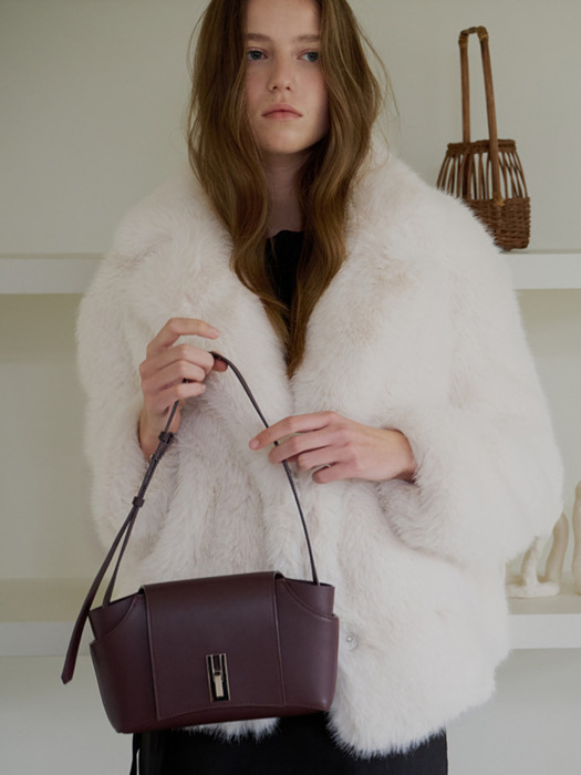 [유니PICK][단독]TES shoulder bag (Burgundy) 테스숄더백