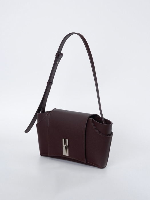 [유니PICK][단독]TES shoulder bag (Burgundy) 테스숄더백