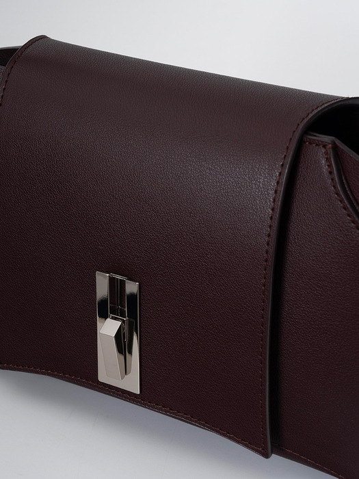 [유니PICK][단독]TES shoulder bag (Burgundy) 테스숄더백