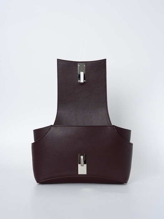 [유니PICK][단독]TES shoulder bag (Burgundy) 테스숄더백