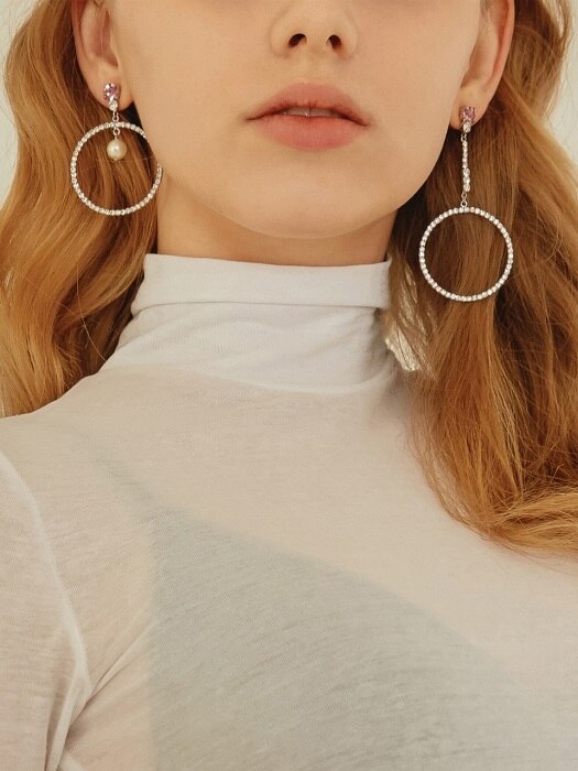 Twinkle hoop Earring