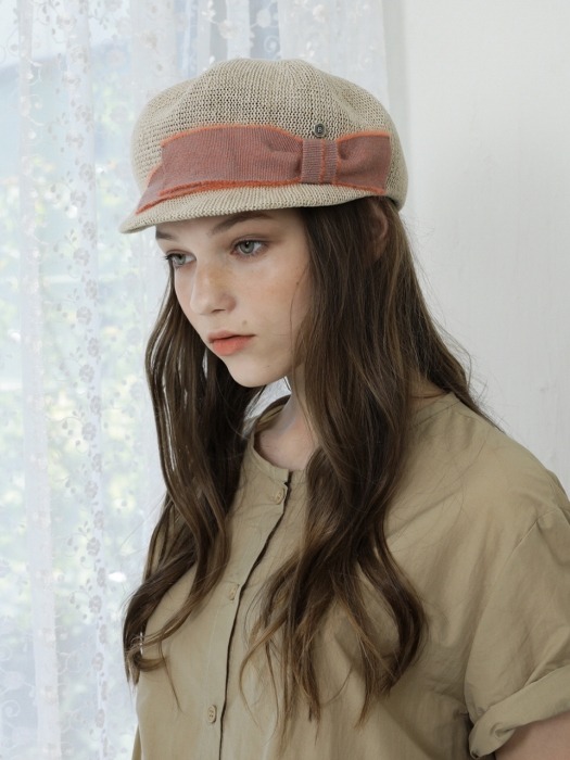 Formed casquette - Beige