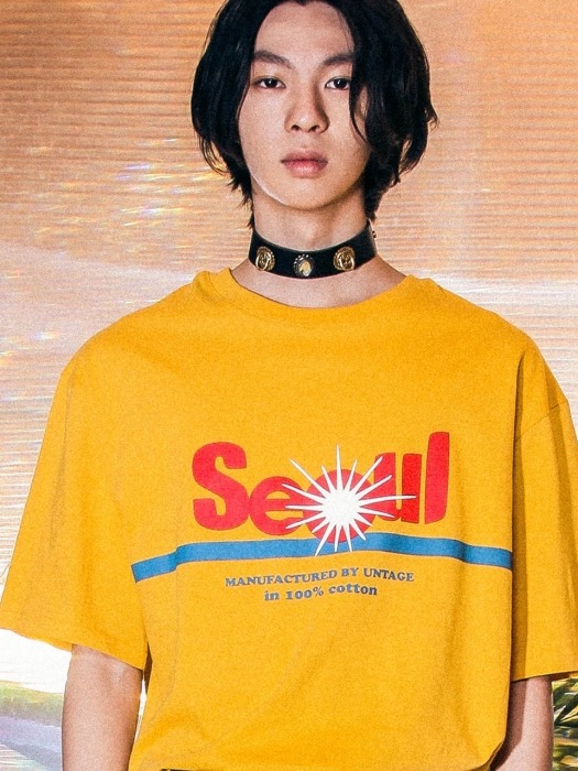 UTT-ST36 Seoul t-shirts[yellow(UNISEX)]