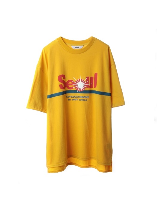 UTT-ST36 Seoul t-shirts[yellow(UNISEX)]