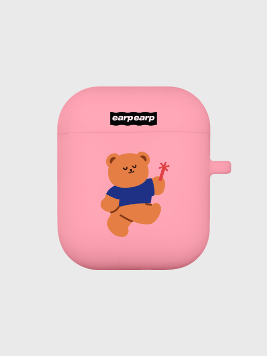 dancing bear-pink(Air pods)