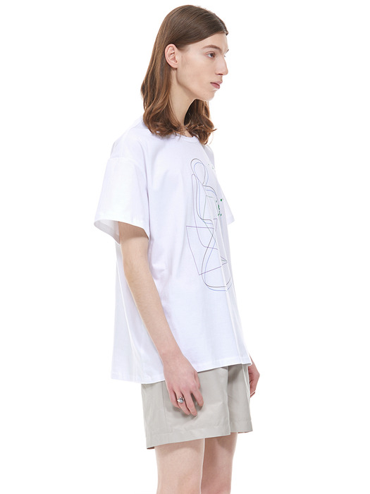 PAINTING ARCHIVE011 T-SHIRT(White)