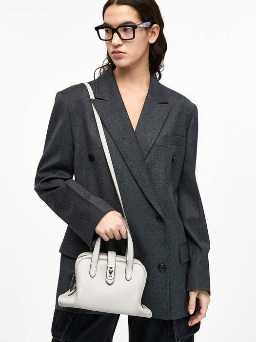 Toque tote S (토크 토트 스몰) Light beige