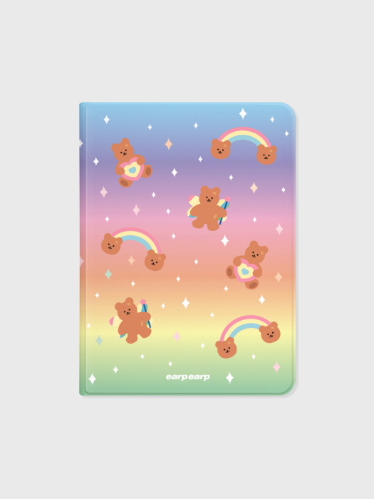 Rainbow bear-pink/yellow(아이패드-커버)