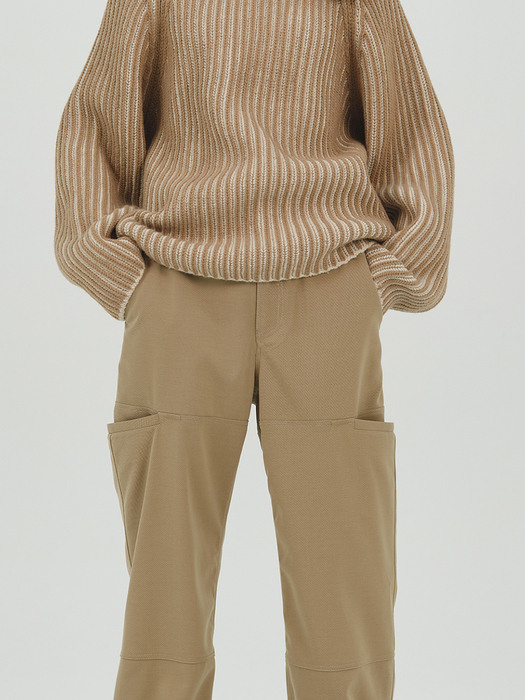 POCKET PANTS BEIGE