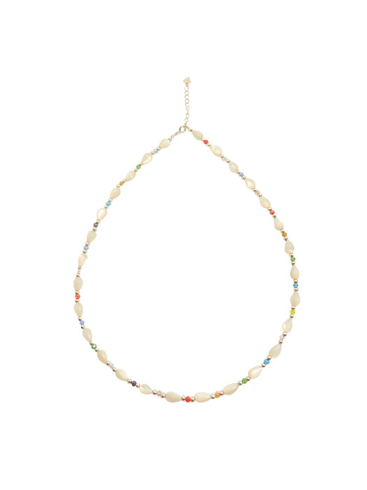 Rainbow gem necklace