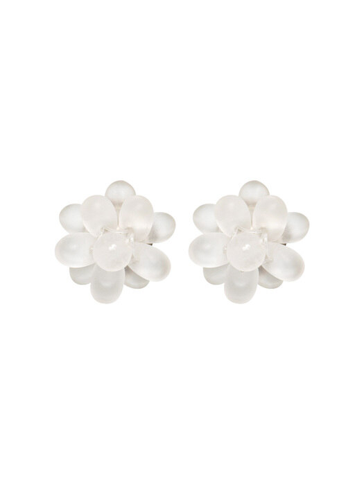 Gumi Beads Earrings (White)