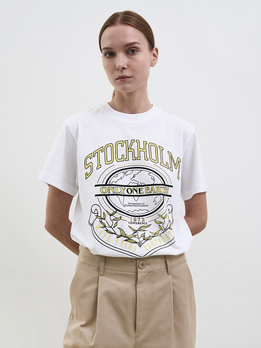 Stockholm short sleeve T-shirt white
