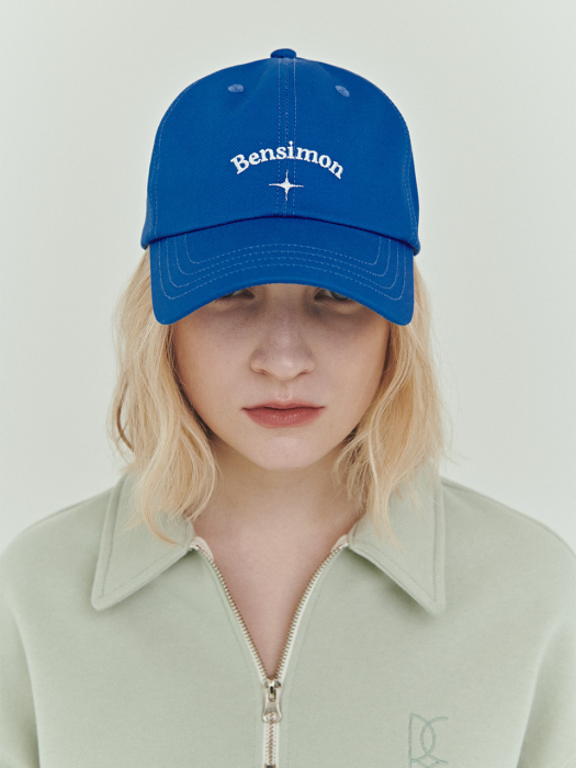 BENSIMON EYE LOGO BALL CAP - BLUE