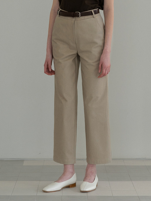 Tadley cotton pants (Oxford beige)