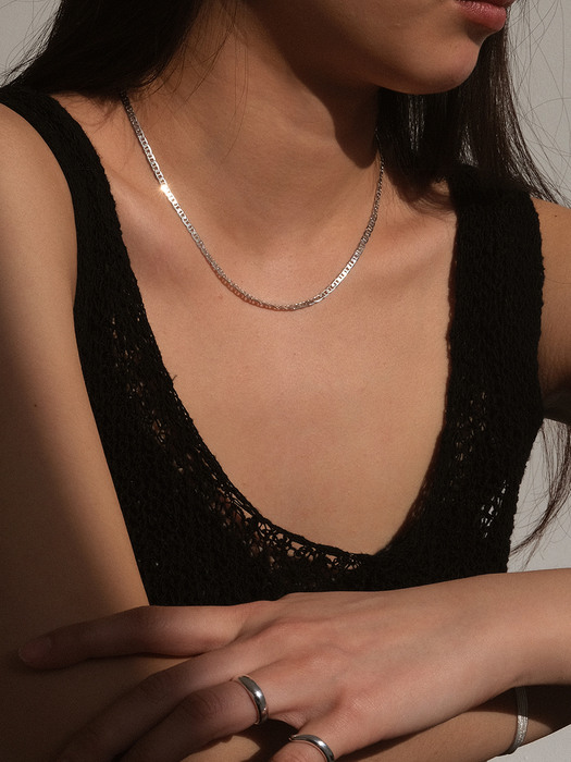 Gia Chain Necklace (silver925)(2color)