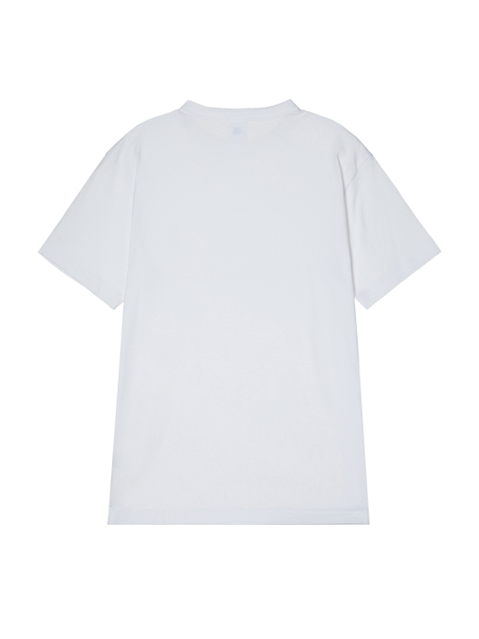 [ASIA] 쇼트슬리브 티셔츠 (WHITE) CKTS1E326WT