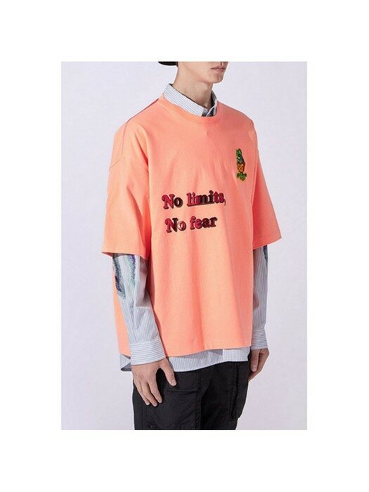 [black label] no limits no fear RAT-FINK patched t-shirt_CLTAM20471REX