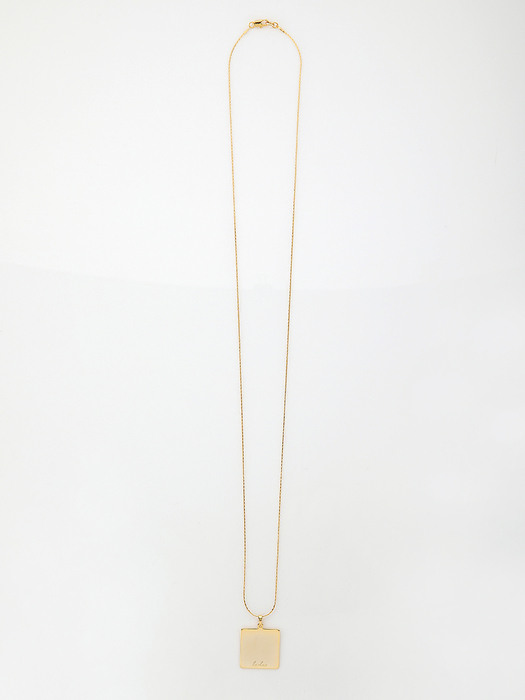 Bell Long Necklace (square)