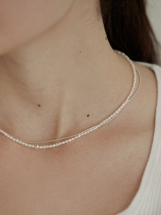 Natural Pearl Necklace, Camille SET