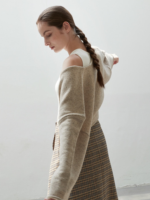 [단독] wool open bolero knit (2colors)