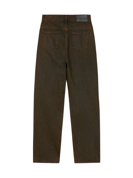 Vintage Dyeing Pants in Brown VJ1WL120-93