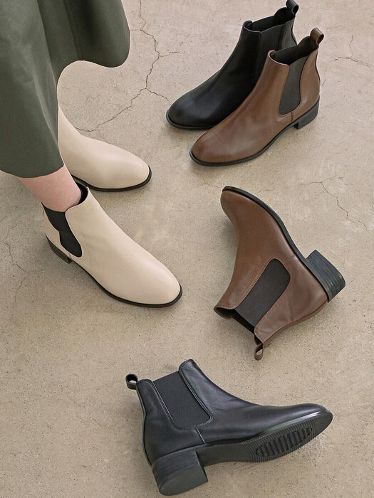 1236 Haine Chelsea Boots-3color