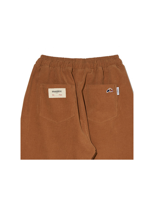 ep.5 maniere Corduroy String Pants(Brown)