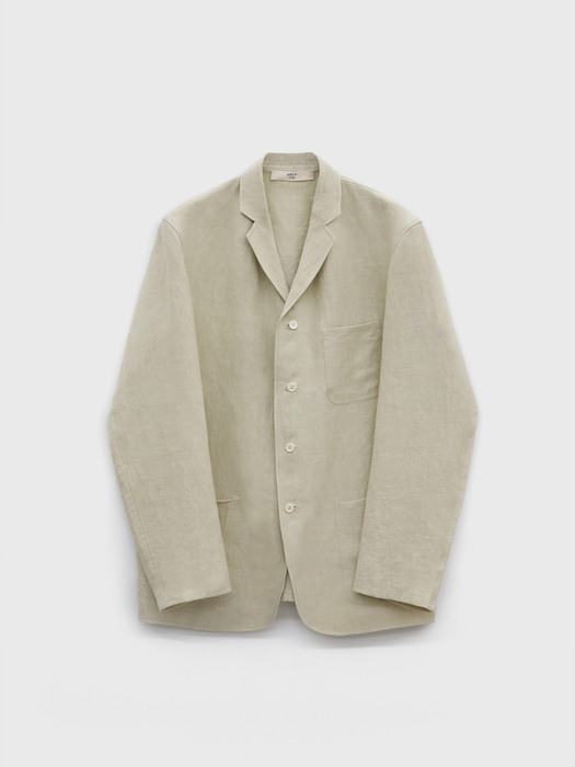Single Button Linen Jacket