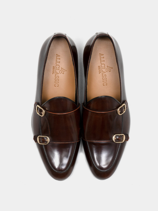 Liberty_Monk Loafers Brown ad / ALC033