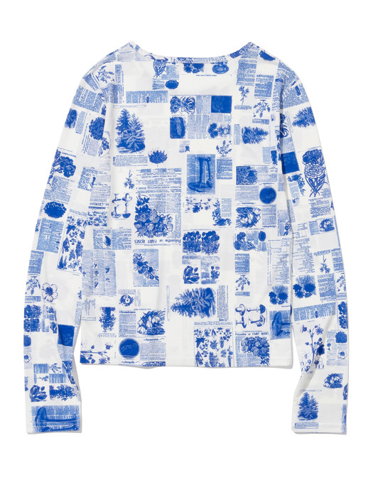 Fairy Garden Long Sleeve T-shirt [BLUE]