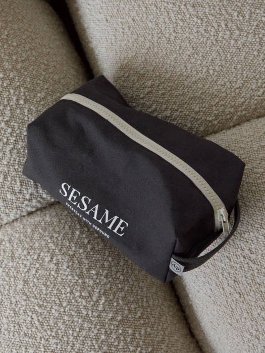 [리퍼브]utility pouch (M) - sesame