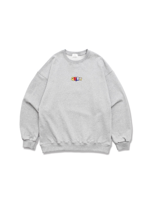 [SAM BY PEN]QUIZ SWEATSHIRT_GREY