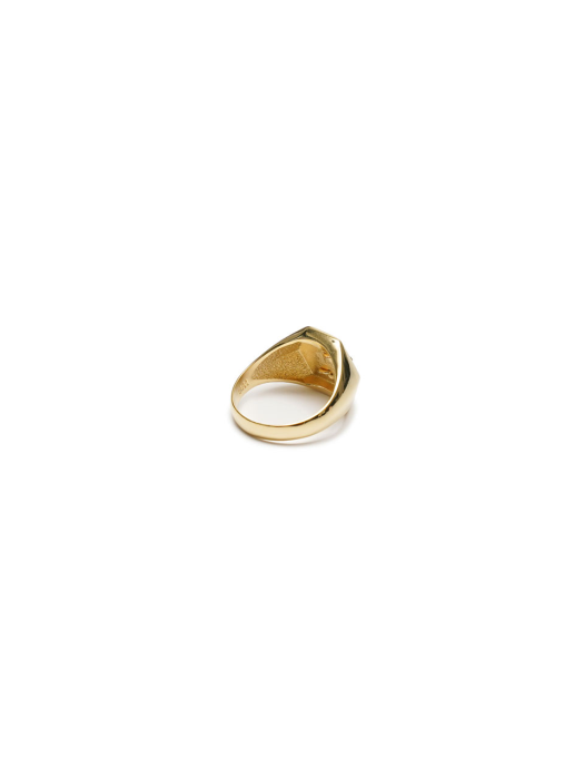 GOLD DAISY RING / BLM017-WHITE